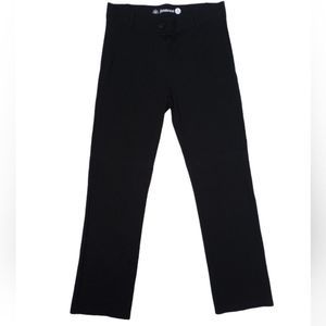 Betabrand Black Straight Leg Yoga Dress Pants, Small Petite